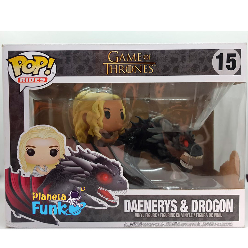Figura Funko Pop Juego de Tronos 15: Daenerys & Drogon (Gran Tamaño)